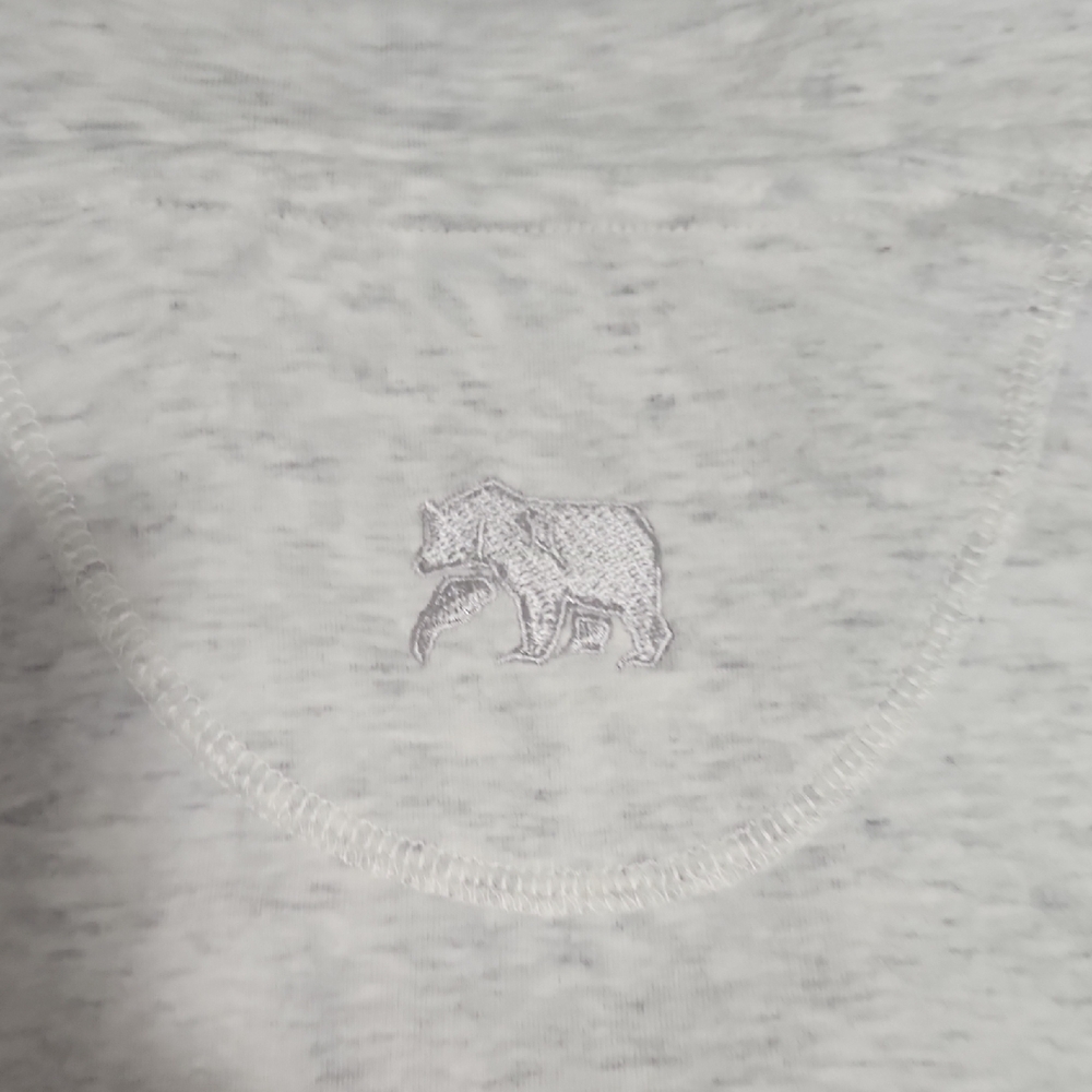 Normal Brand Gray Quarter-Zip Pullover Large - image 3